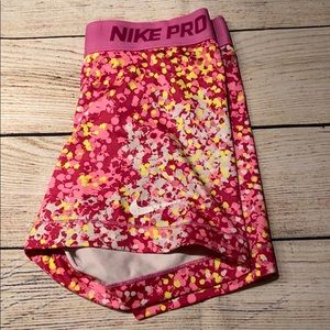 Nike Pro splatter print spandex